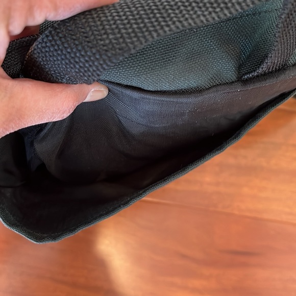 Dark Teal Crossbody Bag with Logo - Picture 4 of 9